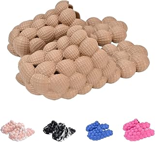 Bubble Slides For Women And Men - Golf Ball Shoes Non-Slip SPA Cloud Slippers For Women Soft Pillow Bedroom Slippers For Men Massage Bubble Shoes Funny Slippers For Women