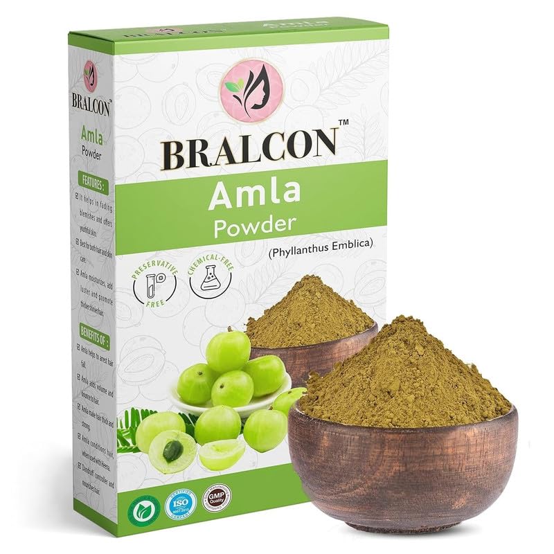Dried Amla Powder 100% Pure & Natural Indian Gooseberry Powder Hydrates & Nourishes Hair & Skin Pack of 1 100gm-image-29