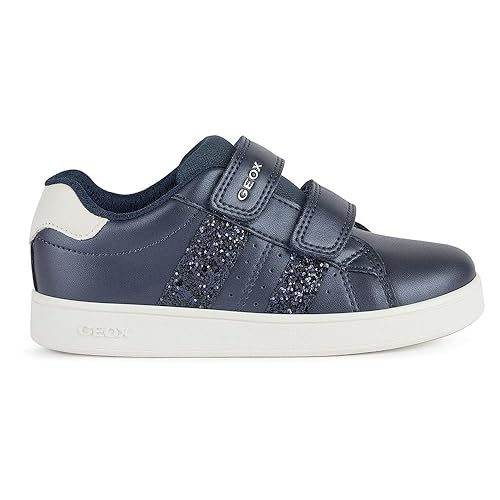 Geox J Eclyper Girl A, Scarpe da Ginnastica, Marina Militare, 30 EU