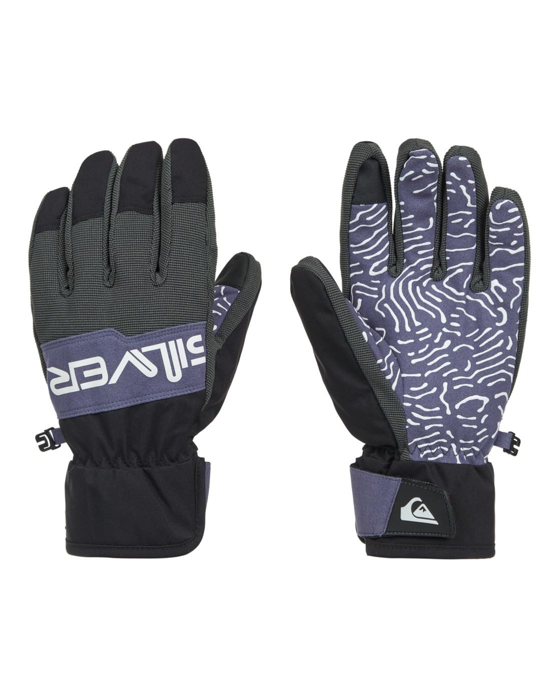 Quiksilver METHOD GLOVE Rękawiczki Czarne L