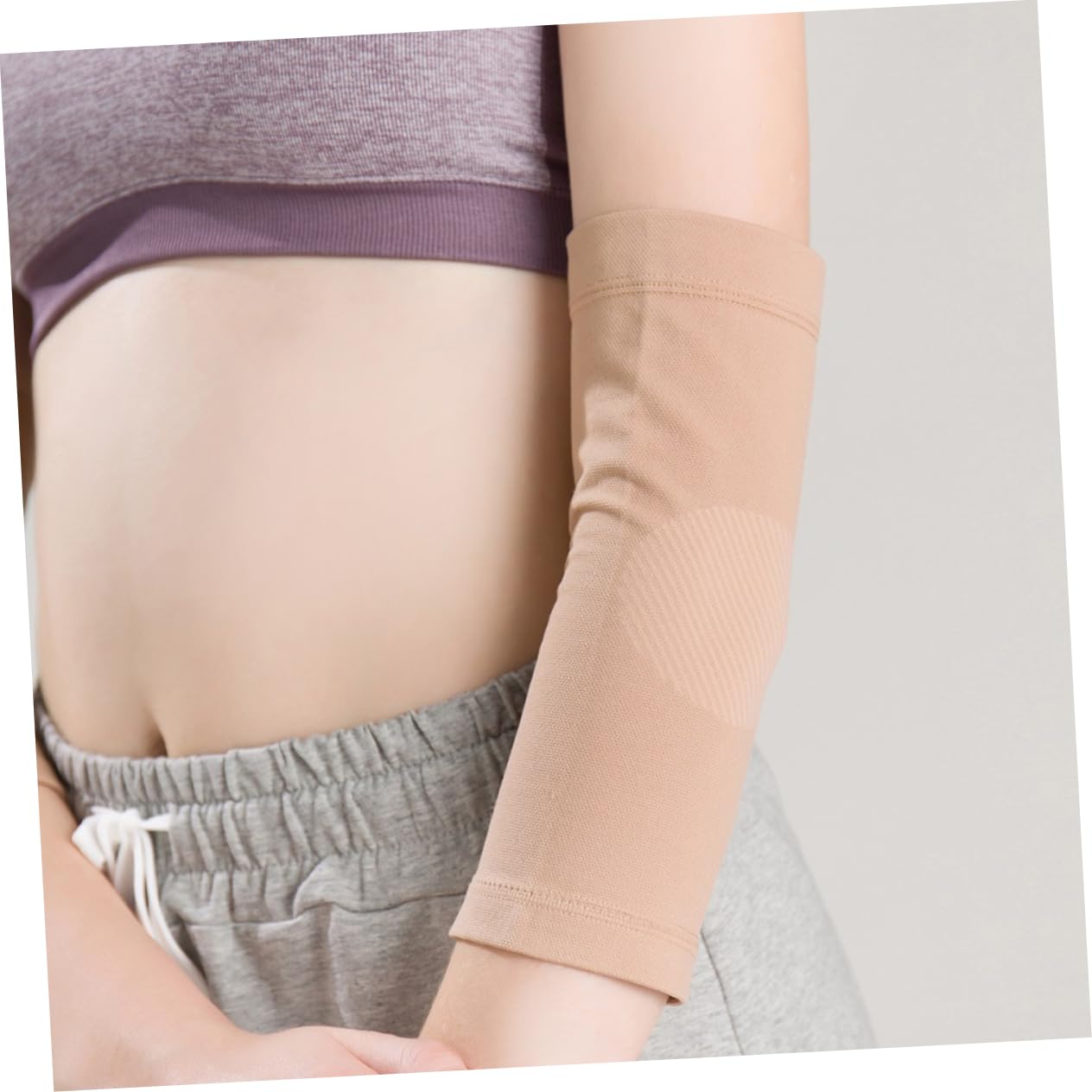 SHERCHPRY 1 Pair Elbow Guard Silicone Protection Sports Elbow Sleeve Elbow Support Outdoor Elbow Protector Sports Elbow Guard Basketball Elbow Sleeve Elastic Fitness Elbow Brace Nylon