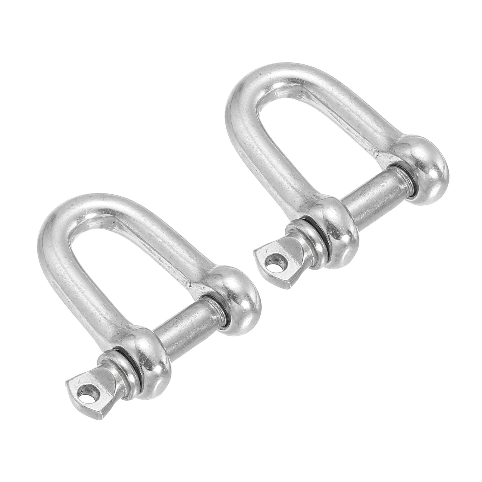 Adjustable Alloy Cord Locks 2 Pcs 3/8 Inch 304 Stainless Steel D Ring ...
