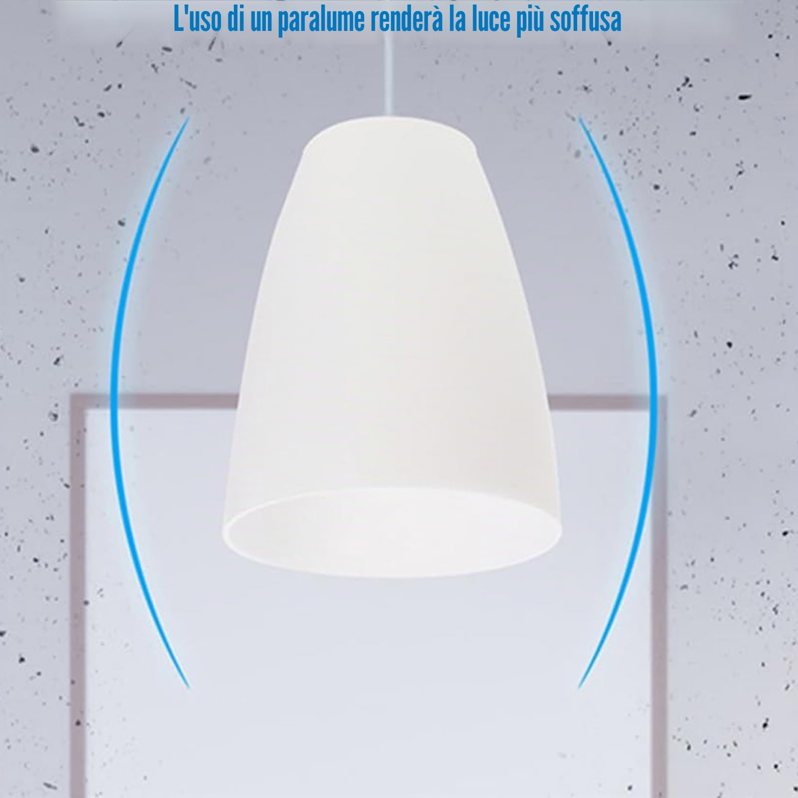 Decache 4 Pezzi Paralume Cilindrico in Plastica Bianca a Testa Piana, Stile Rustico Semplice per Lampada da Scrivania (Bianco, 42mm)