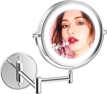 Amazon | ILIKE 壁付けミラー 両面化粧鏡 LED拡大化粧鏡 5倍拡大鏡 Amazon | ILIKE 壁付けミラー 両面化粧鏡 LED拡大化粧鏡 5倍拡大鏡