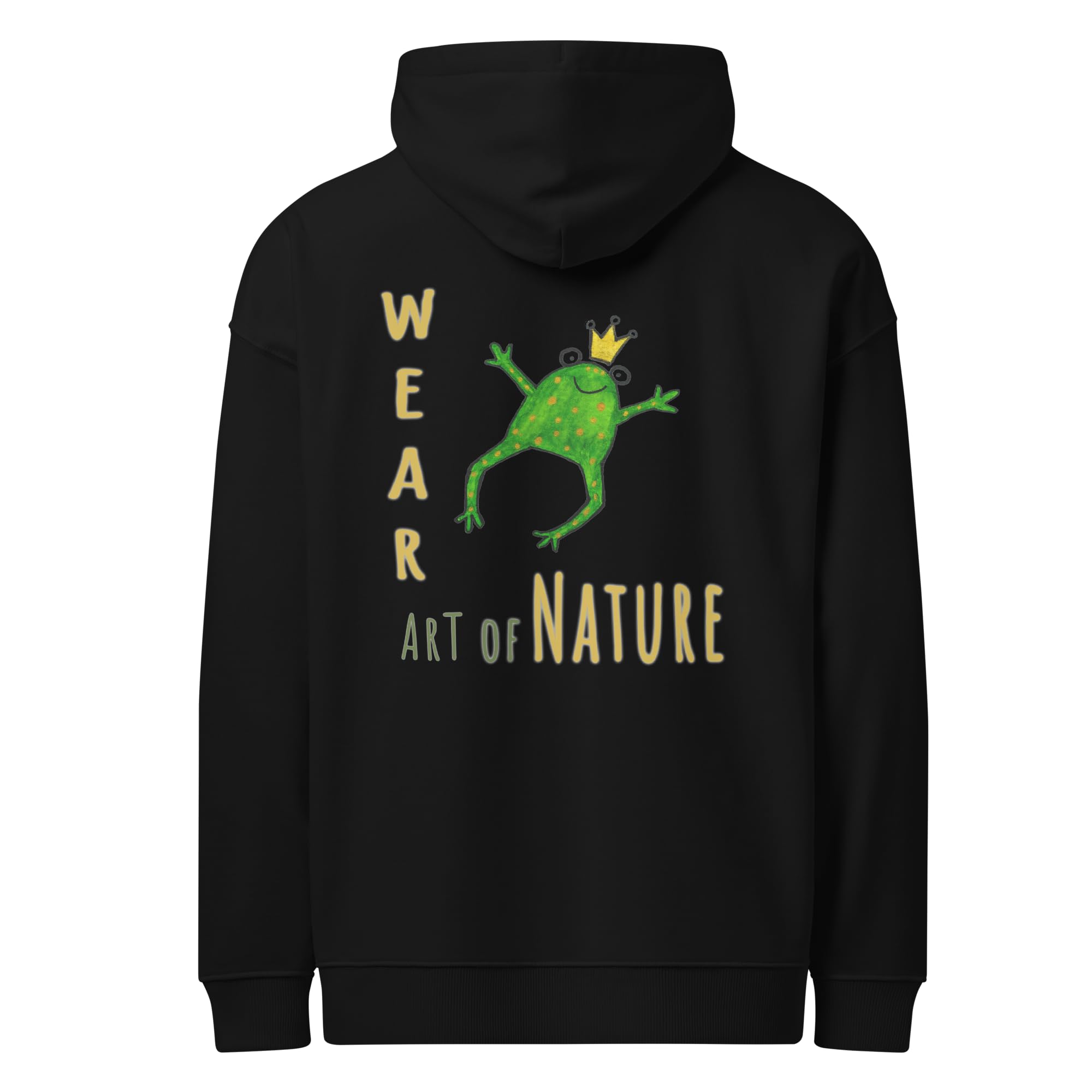 Frog L-Backprint Oversized Hoodie | Streetwear Frosch Oversized Hoodie