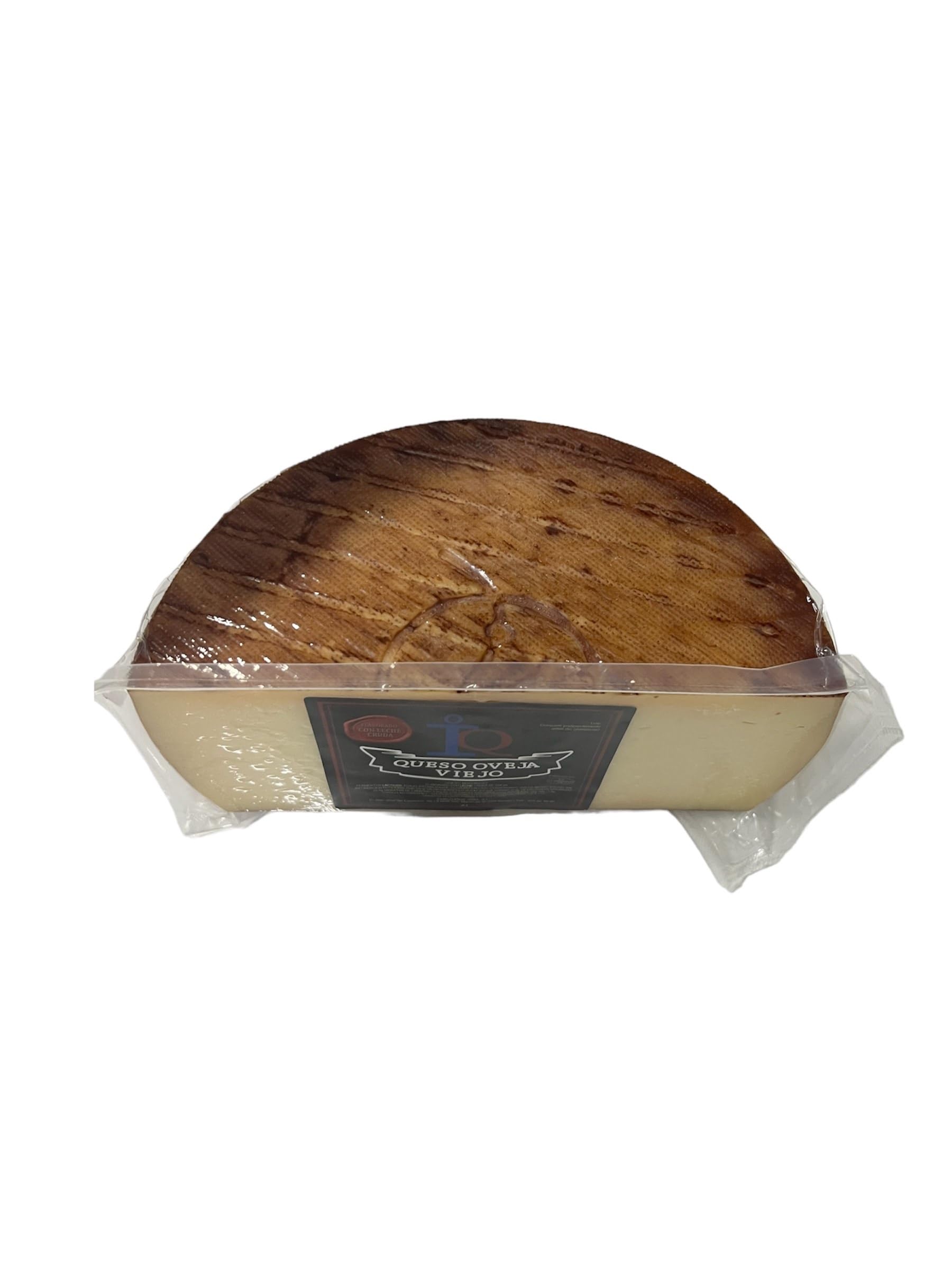 Queso Curado de Oveja Viejo Artesano: La Maestría de la Maduración Emerge en Cada Rebanada, una Celebración de Tradición y Sabor en Cada Exquisito Trozo. (1/2 QUESO 1.5KG APROX) — view 3