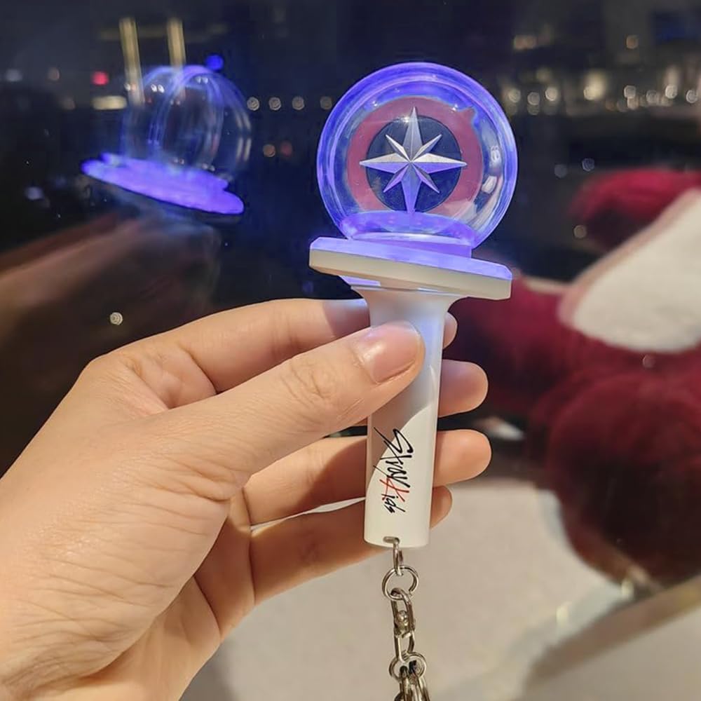 Stray Kids Mini Lightstick, Straykids Brelok, SKZ Mini Light Stick z regulowaną prędkością i kolorem, Kpop Merch Prezenty na STAY