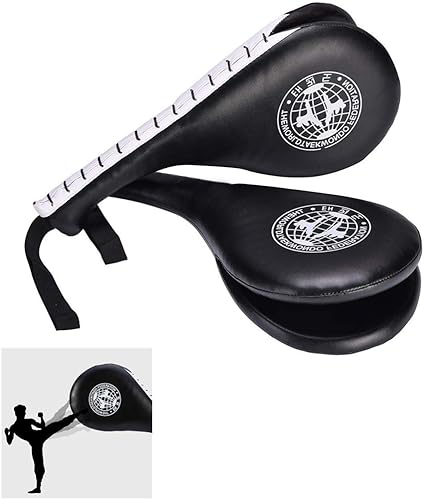 Taekwondo Double Kick Pad,Target Karate Kickboxing Training TKD Kicking Pad,Practice Kick Target Training Double Face Kick Foot Pad,Equipo de artes