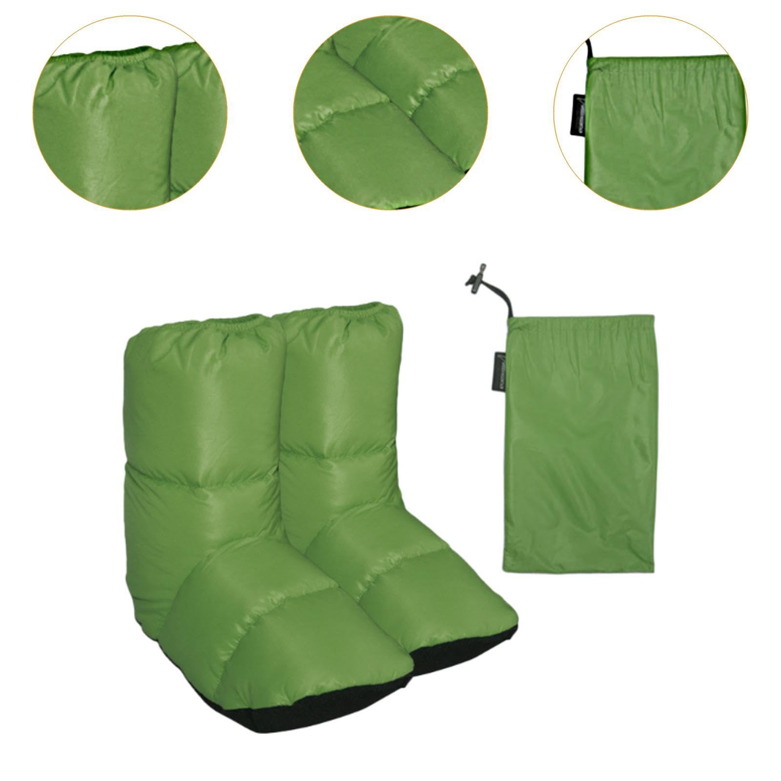 kowaku Botas de Plumas Ultraligeras Calzado Cálido de Plumón para Hombre Mujer Niños Zapatos Portátiles Antideslizantes para Casa para Dormitorio Picni