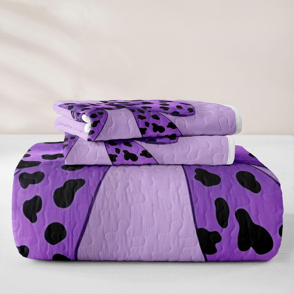 Homewish Fliege Leopardenmuster Tagesdecke 240x260cm