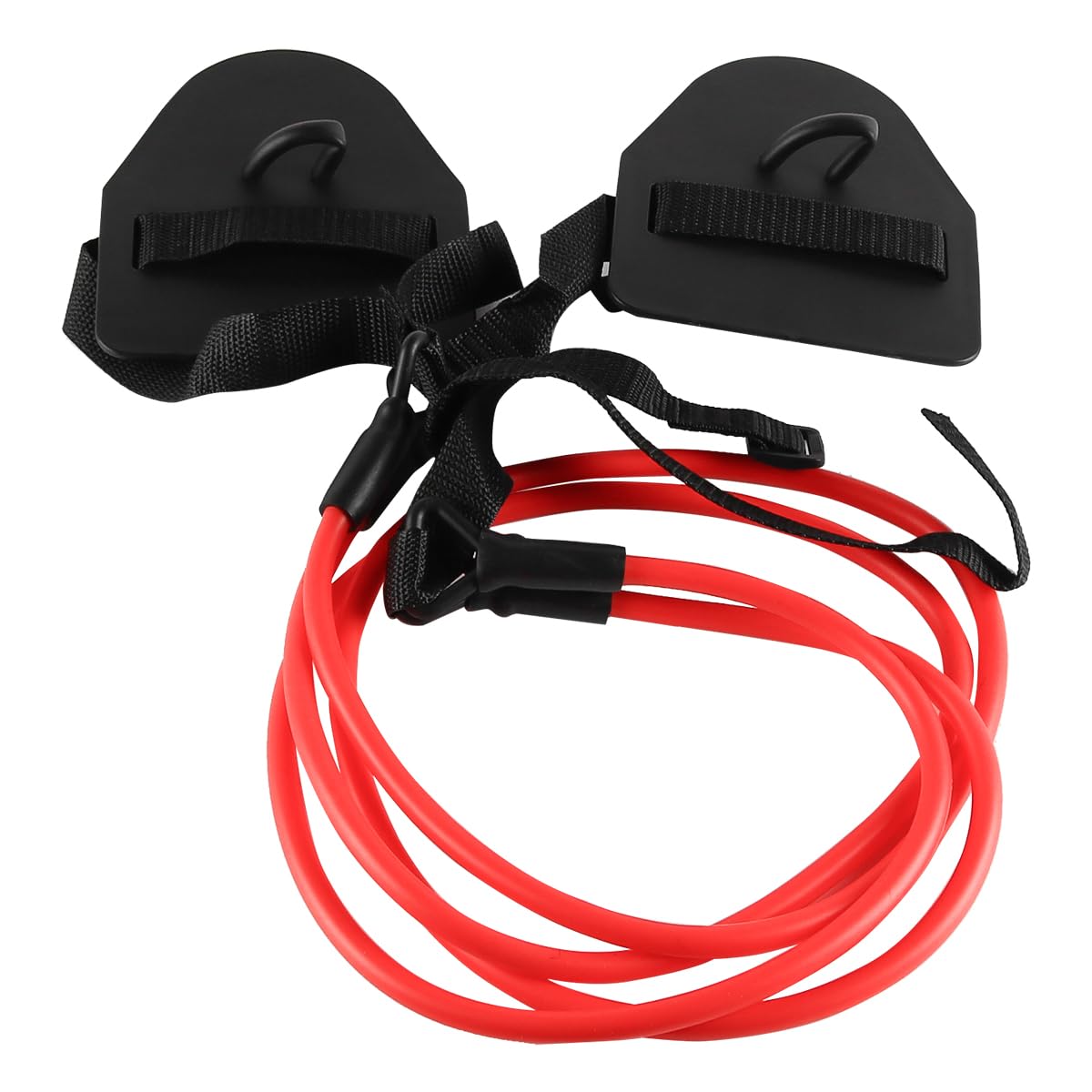 Muiltvoe Resistance Bands Arm Strength Trainer Swimming Strength Trainer Belt Arm Exercise Bands for Free Swimming(Red 30lb)