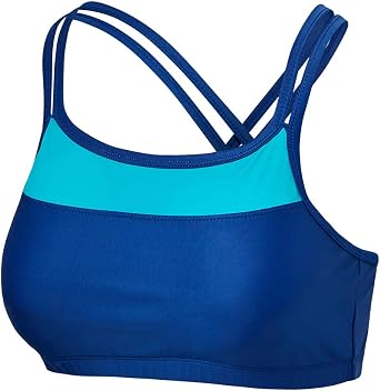 UV SKINZ Womens Crisscross Swim Bra with UPF 50+ Sun Protection Modest Swimsuit Top, Swim Bra for Under Rash Shirt