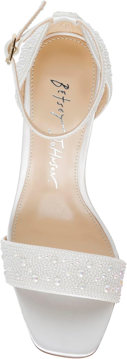 Betsey Johnson Women's Dani Embellished Heeled Sandals - Image 5