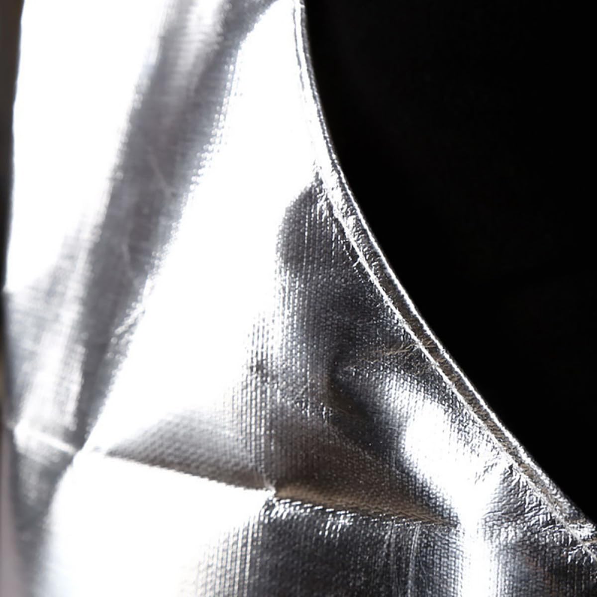 GALPADA Wärmeisolierende Aluminiumfolien Schürze mit Ölbeständigem Schutz Feuerfest und Vollflächig für Werkstatt und Industriellen Schutz Zufällige Farbe