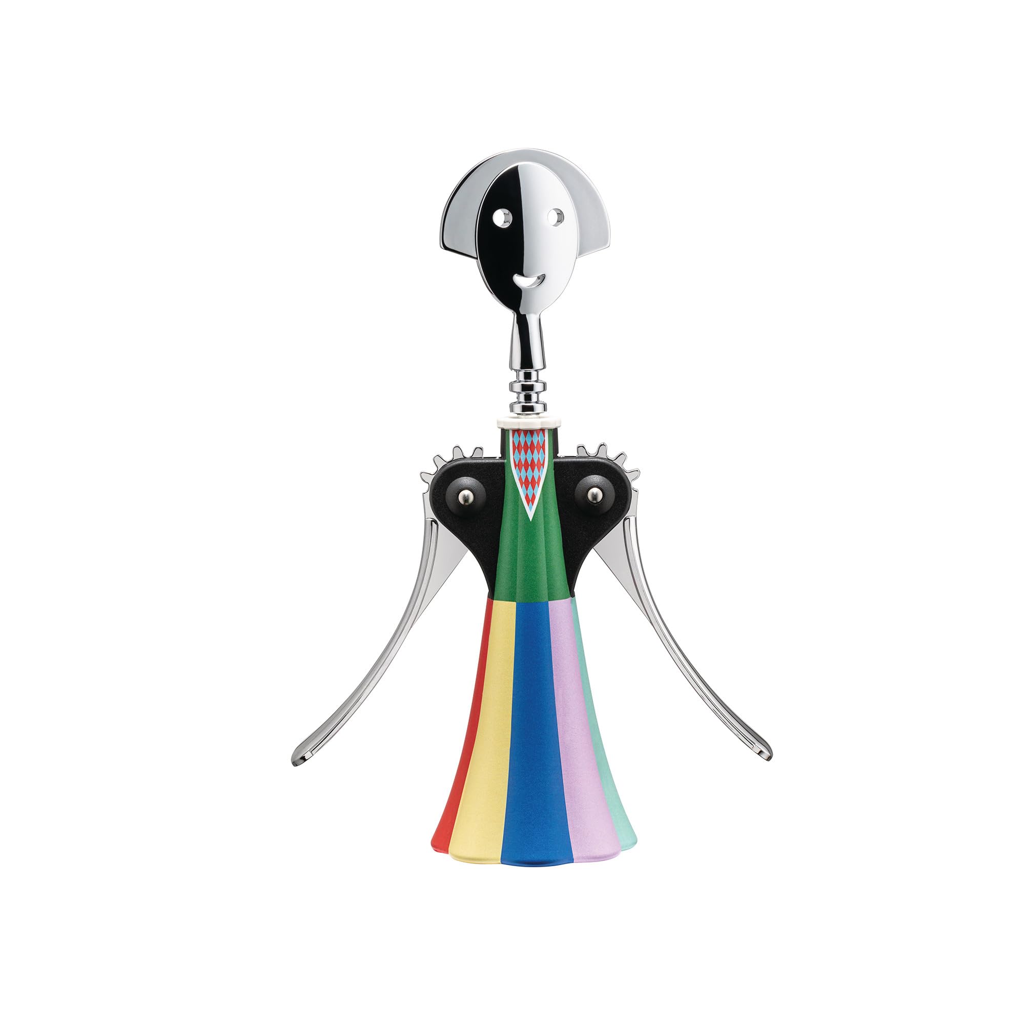 Alessi Anna G. Parade AM01A 5 - Cavatappi di Design, in AlkiPaper® e Zama Cromata, Multicolore
