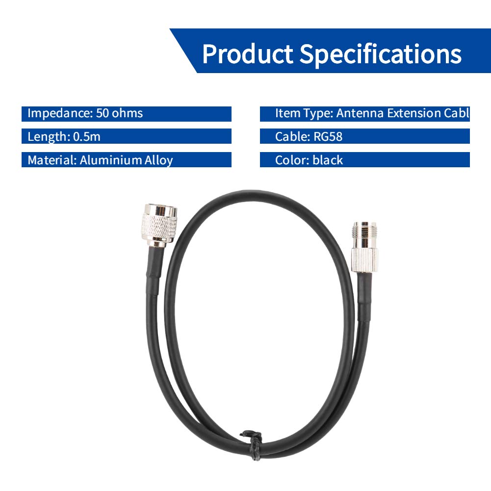 LMR240UF RP-TNC MASCHIO A TNC FEMMINA PARATIA Cavo Coassiale RF USA - Foto 14