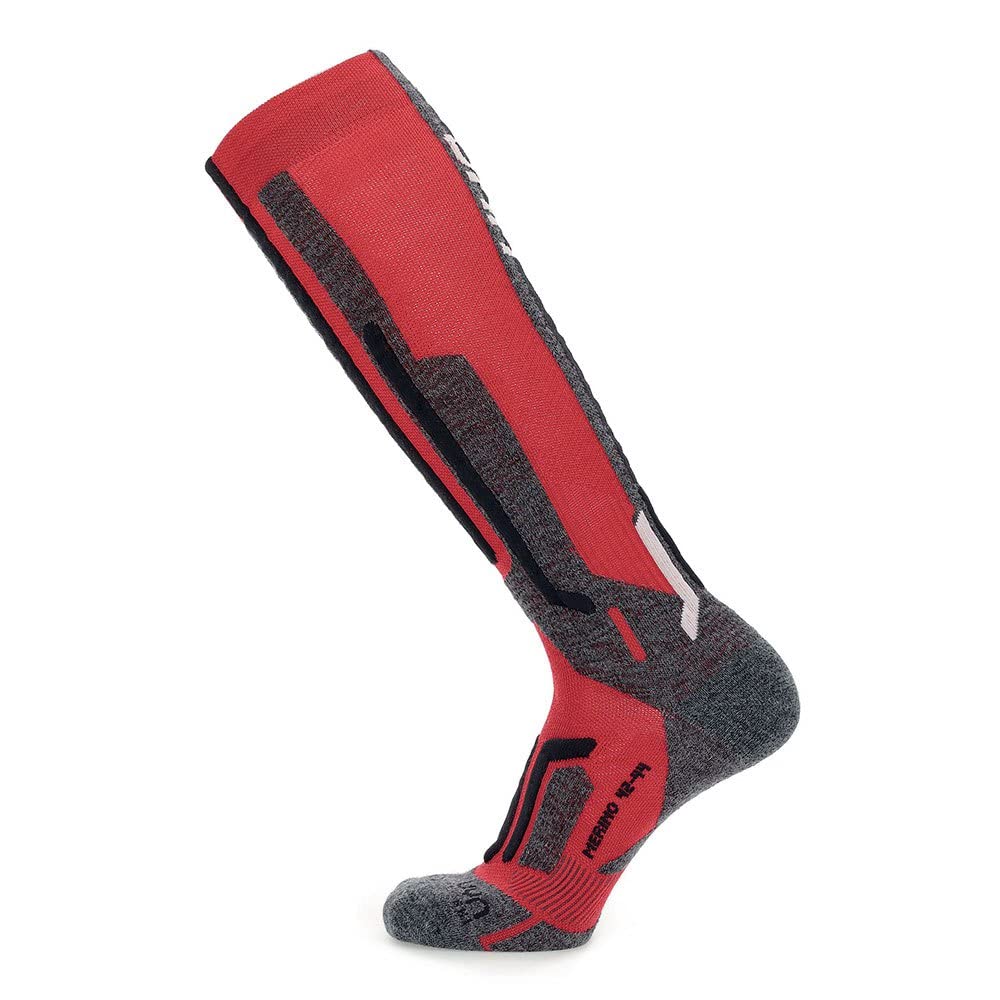 UYN S100247 SKI MERINO Socks Men's Red-black 38