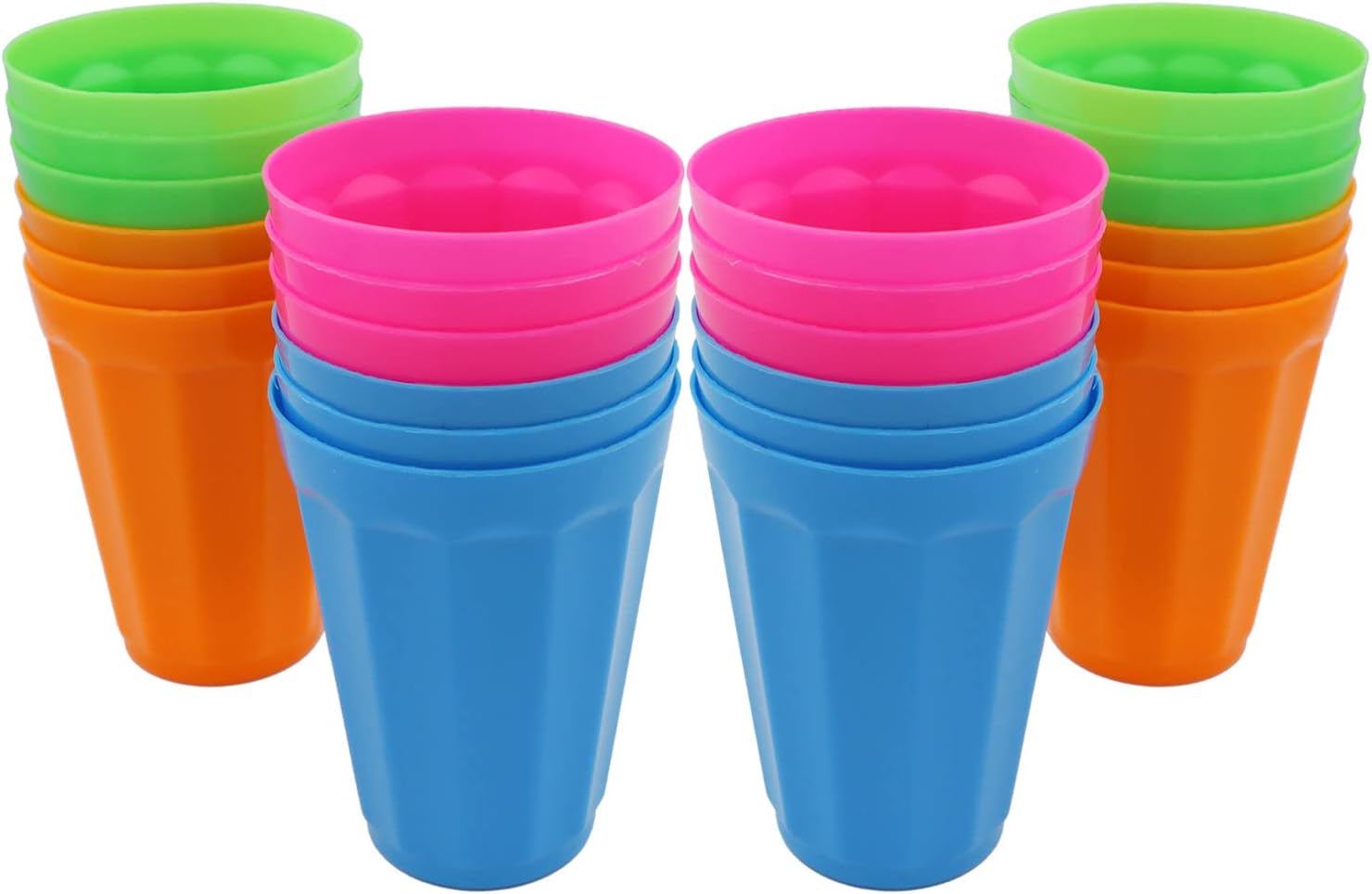 YEKUYEKU 24Pcs Reusable Plastic Cups, Plastic Cups Party, Plastic