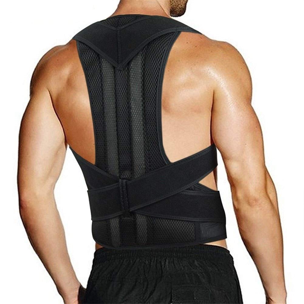 Corrector de postura de espalda para adultos, soporte lumbar para hombro, soporte para el cuidado de la salud, corsé para la espalda (tamaño: XXXXL)