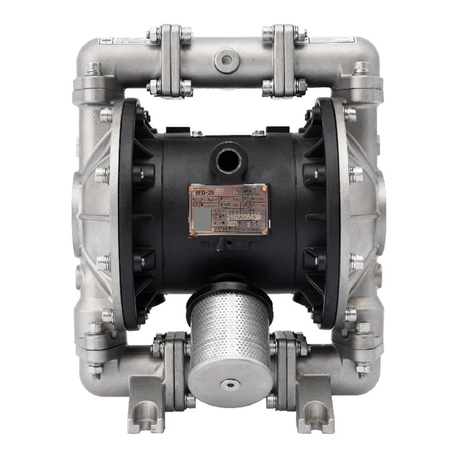 JVDDI BFQ-25P Stainless Steel Pneumatic Diaphragm Pump Sewage Industrial Irrigation Air Operated