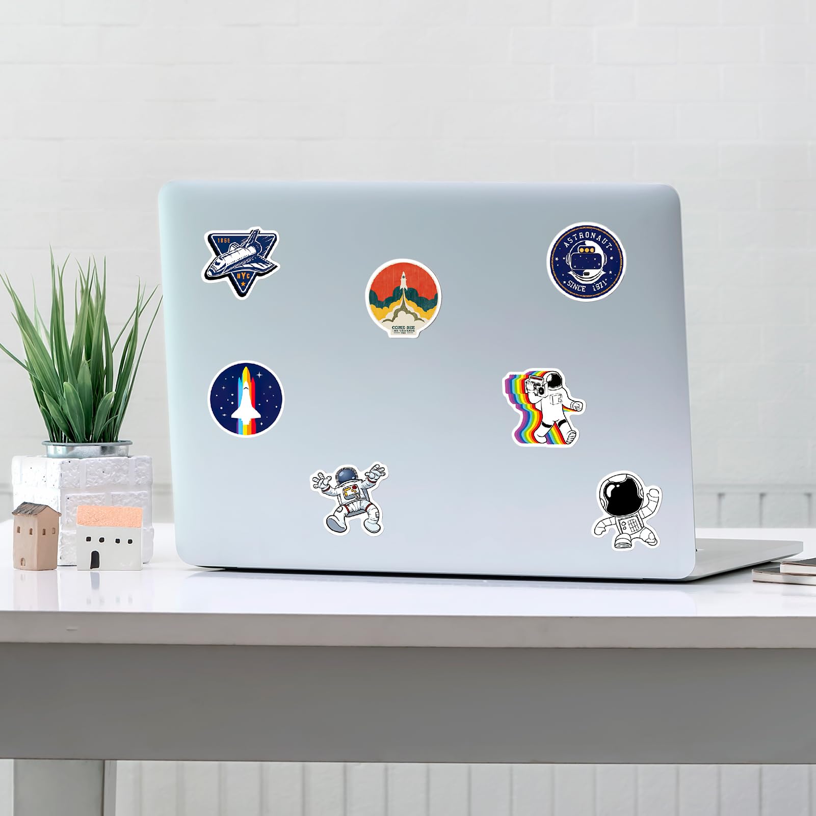 48 Blatt Weltraum-Aufkleber Für Kinder – Raketen, Astronauten, Planeten | Wasserfest, Für Laptop, Wasserbecher, Skateboard
