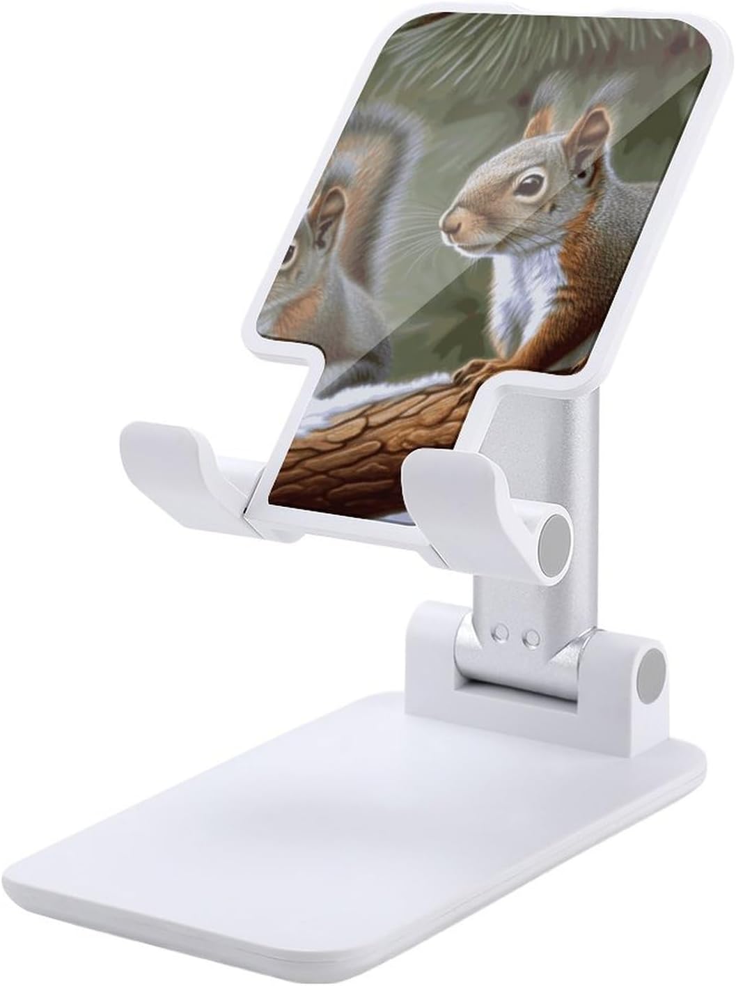 Little Squirrel Folding Cell Phone Stand, Portable Phone Holder