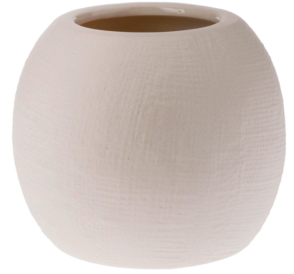 Spirella 40.07344 Goblet Bathroom Natural Stoneware Frame 9 x 9 x 8.5 cm