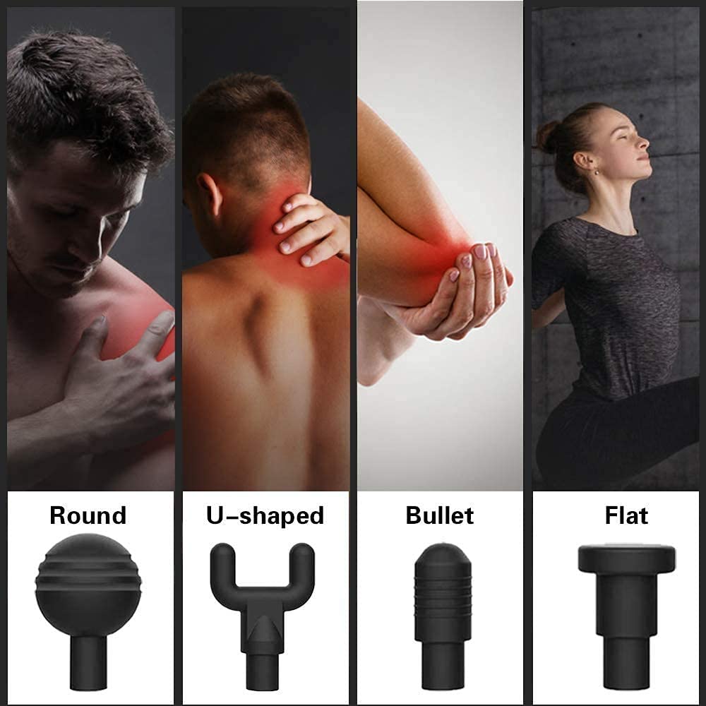 Ummar Enterprises Massage Gun, Powerful Handheld Massage Machine Massage Electric Full Body Massage Back Portable Super calm brushless motor for relief from pain Ummar Enterprises Massage Gun, Powerful Handheld Massage Machine Massage Electric Full Body Massage Back Portable Super calm brushless motor for relief from pain
