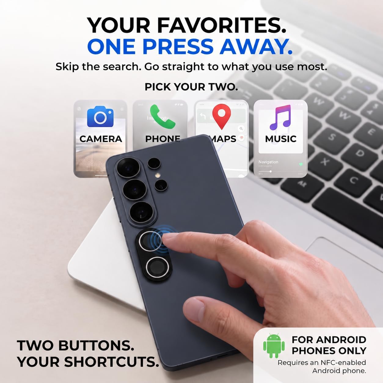 NFC Sticker Tags Physical Buttons for Android S26 Ultra Quick Actions image 2