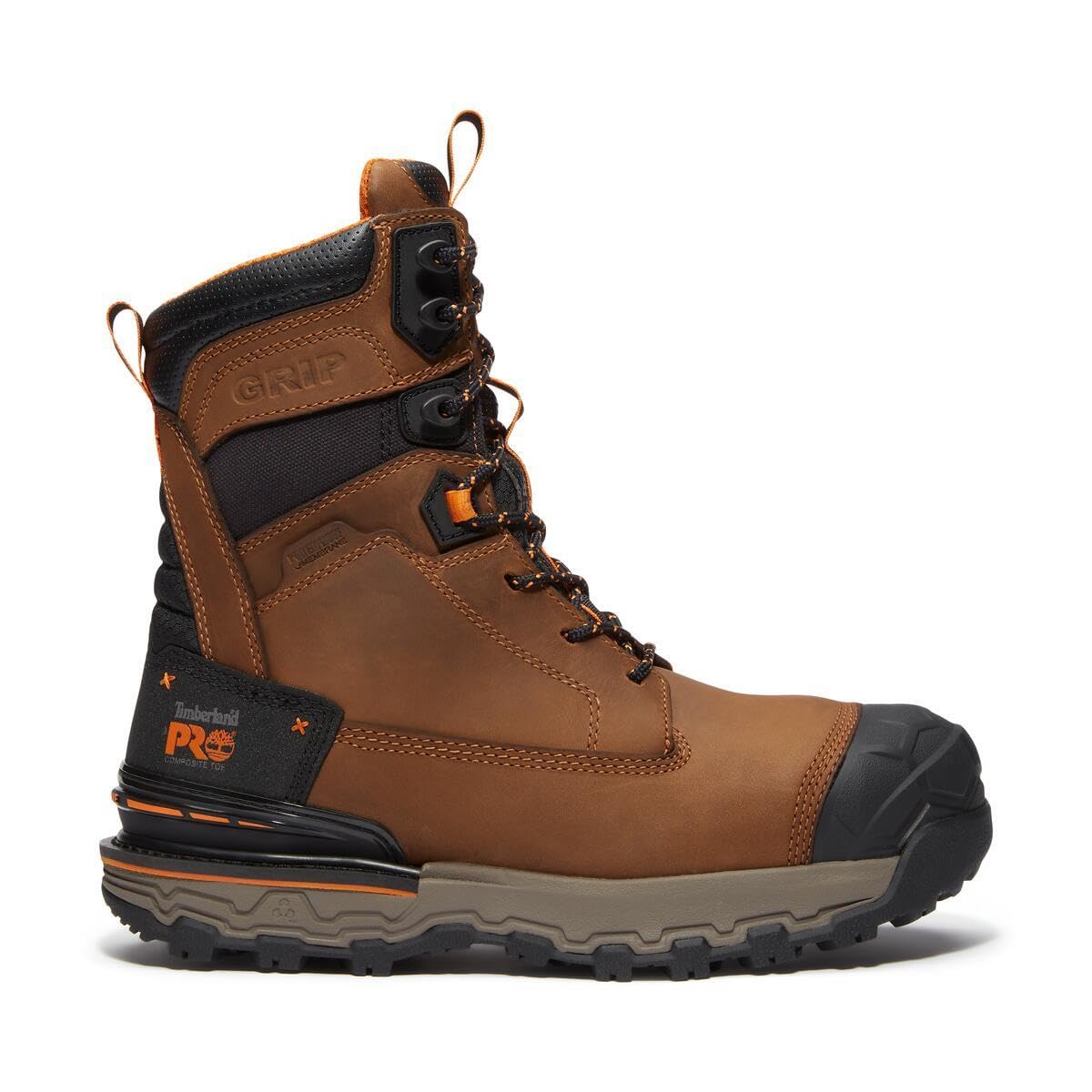 Timberland PRO Boondock Ultralight 20,3 cm Composite Safety Toe Waterproof, industrielle Arbeitsstiefel für Herren