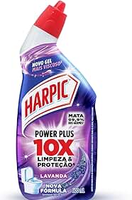 Harpic Power Plus Desinfetante e Desodorizador Sanitário em Gel Lavanda 500ml