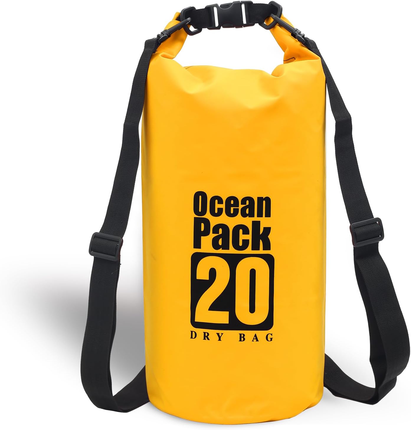 Eayson Outdoors Waterproof Dry Bag- Roll Top Backpack Compression Sack Keeps Gear Dry for Kayaking, Beach, Rafting, Boating, Hiking, Fishing,Camping Gear (20 Liter)