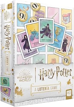 Harry Potter Loteria Game - Bingo Style with Custom Artwork Inspired by Mexican Culture