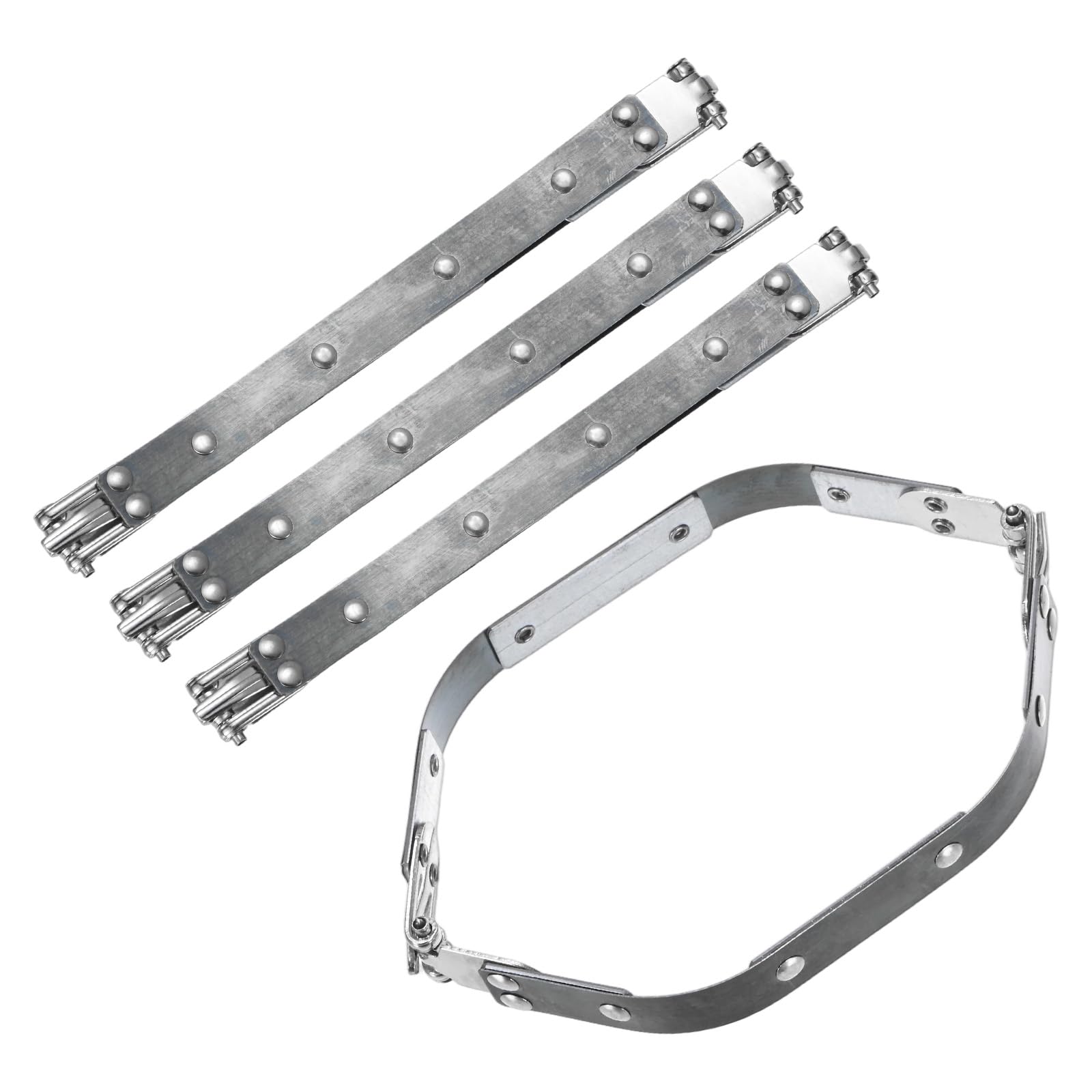 Marcos hexagonales internos de metal para bolsas DIY y monederos de costura artesanal