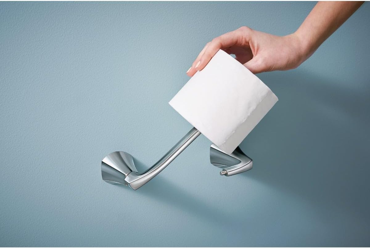 Moen MY8708CH Lindor Chrome pivoting Paper Holder Chrome
