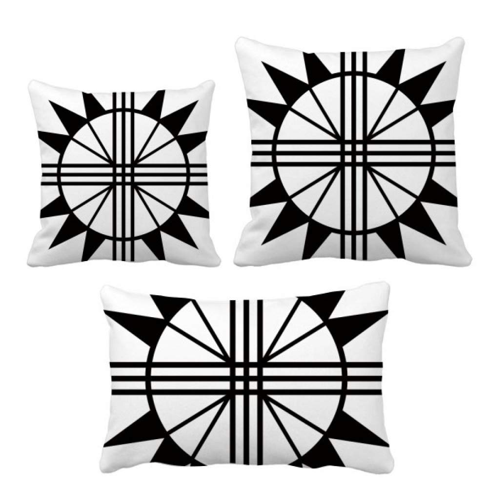 Parure de coussin pharaon abstrait pour une ambiance salon cosy