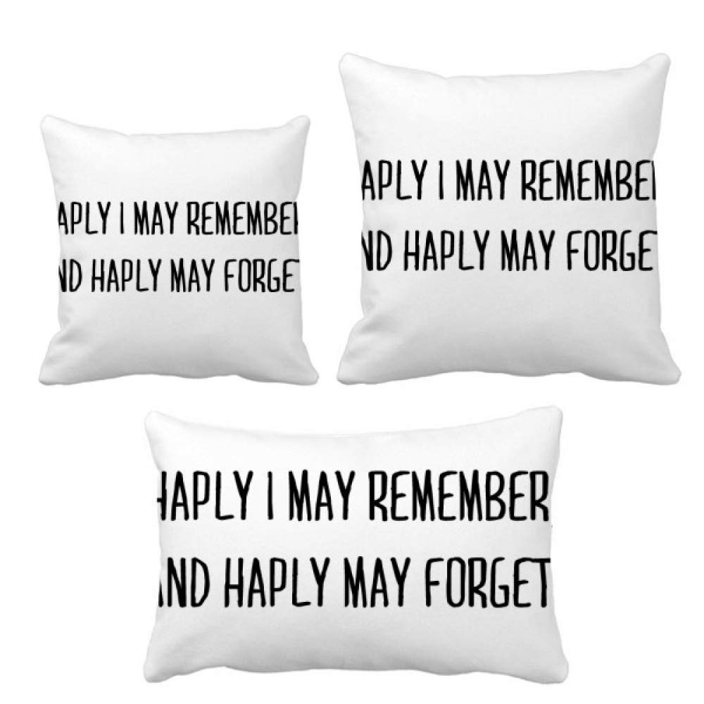 Housse de coussin avec citation poétique pour sublimer le canapé de votre salon