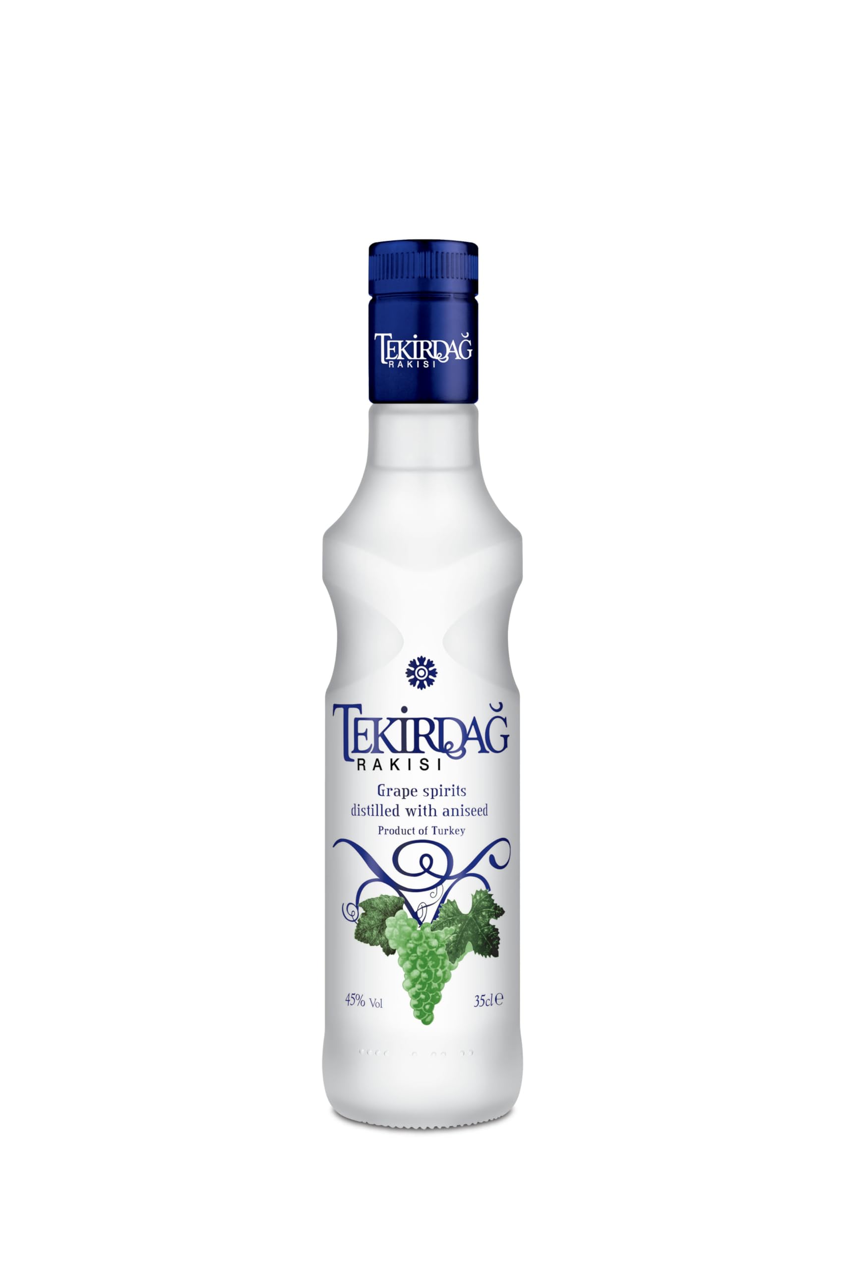 Tekirdağ Rakısı Classic 35cl, 45% ABV, Distilled from 100% Fresh Grapes, Rich yet Smooth Aniseed Spirit, Intended Pair for Cold Mezzes and Meat Dishes, Award-Winning Product, Made in Türkiye