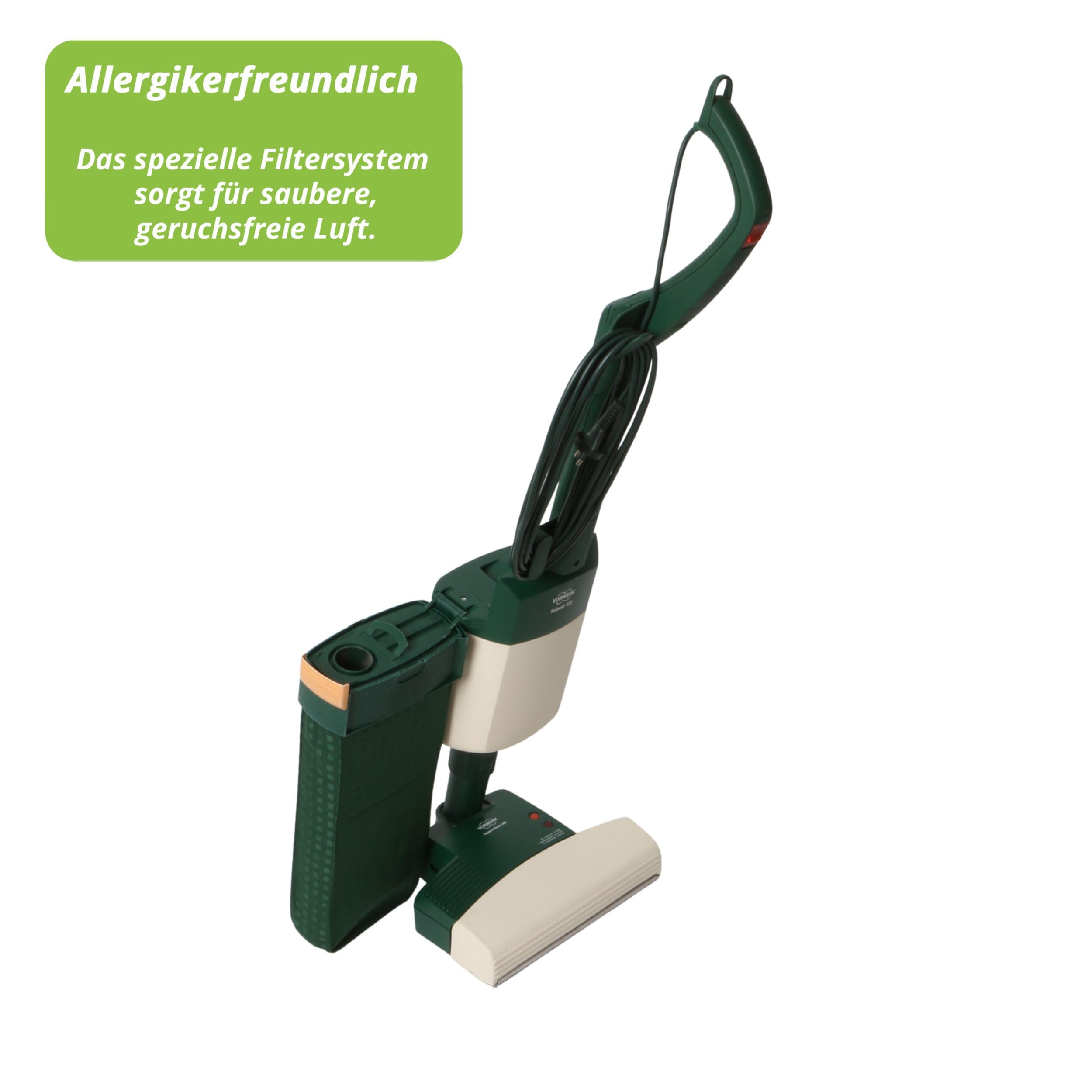 Staubsaugerladen.de Vorwerk Kobold VK122 Staubsauger + Teppichbürste ET340