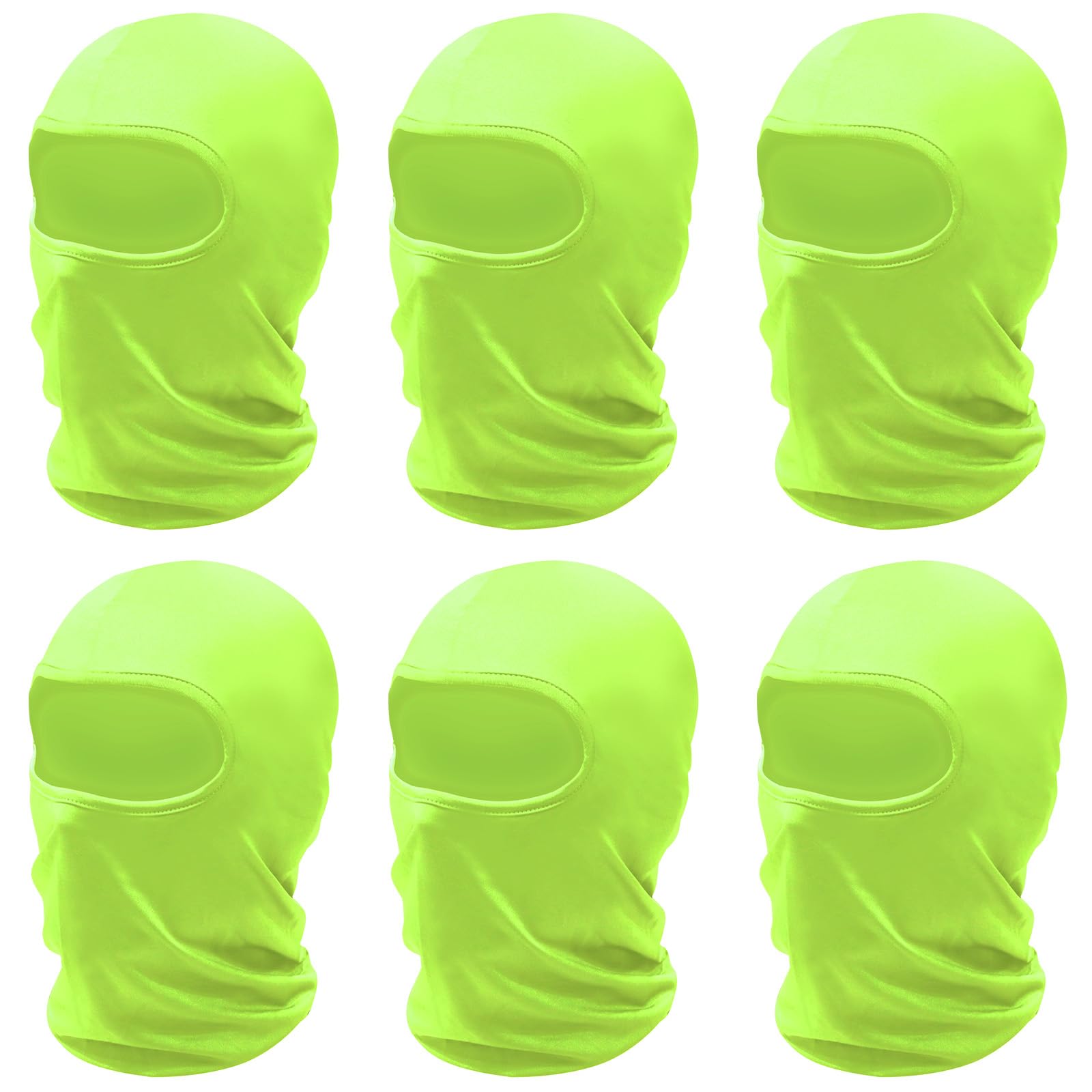 SHEVERCH 6 Pack Ski Mask Men Women Balaclava Face Covering Windproof Dustproof Sun Potection Motorcycling Football