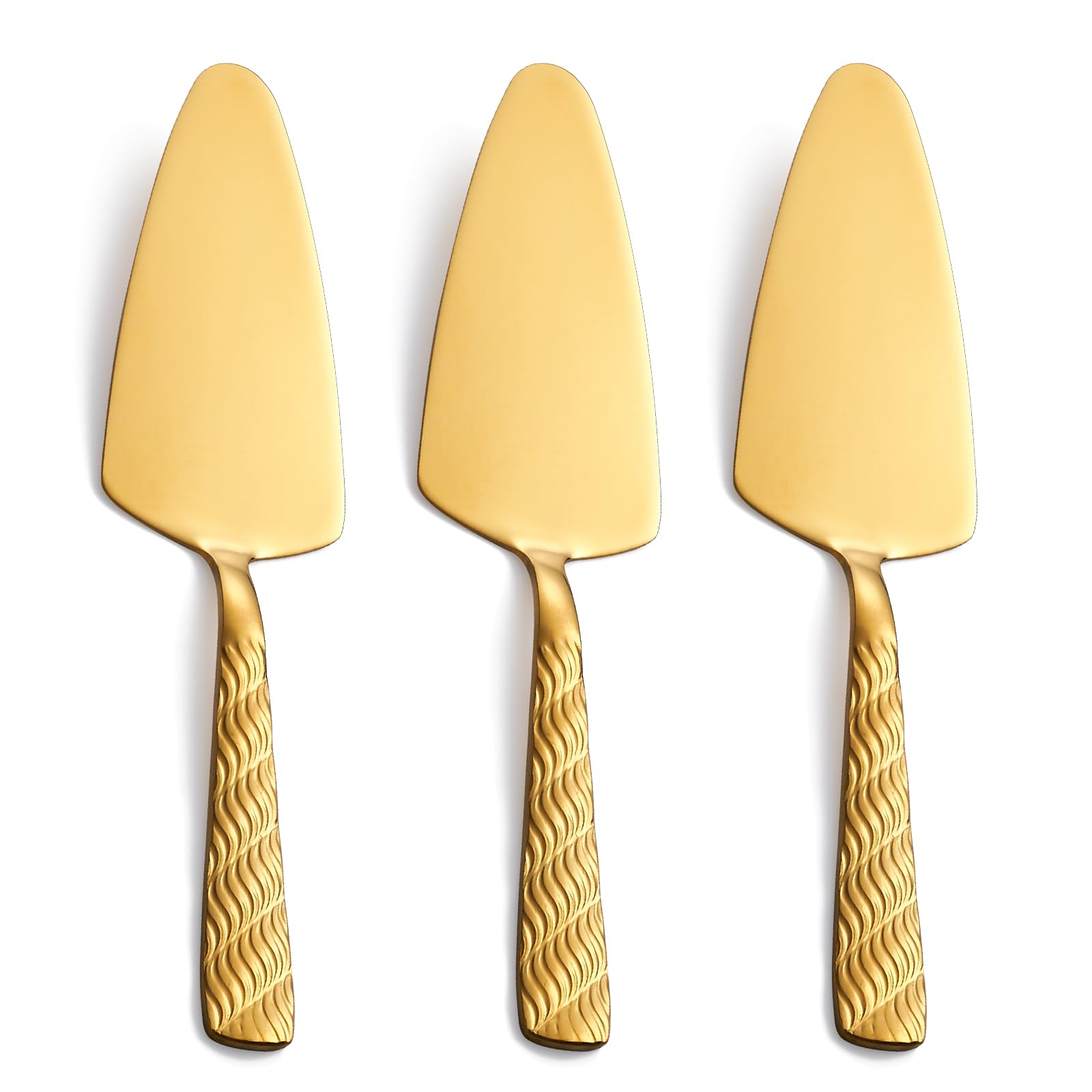 Stainless Steel Cake Servers - Set of 3 -7 Stainless Steel Cake Servers - Set of 3 -7