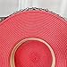 Summer Women Foldable Lace Sunshade Hat Travel Beach Straw Hat Large Brim Sun Cap Red Hat
