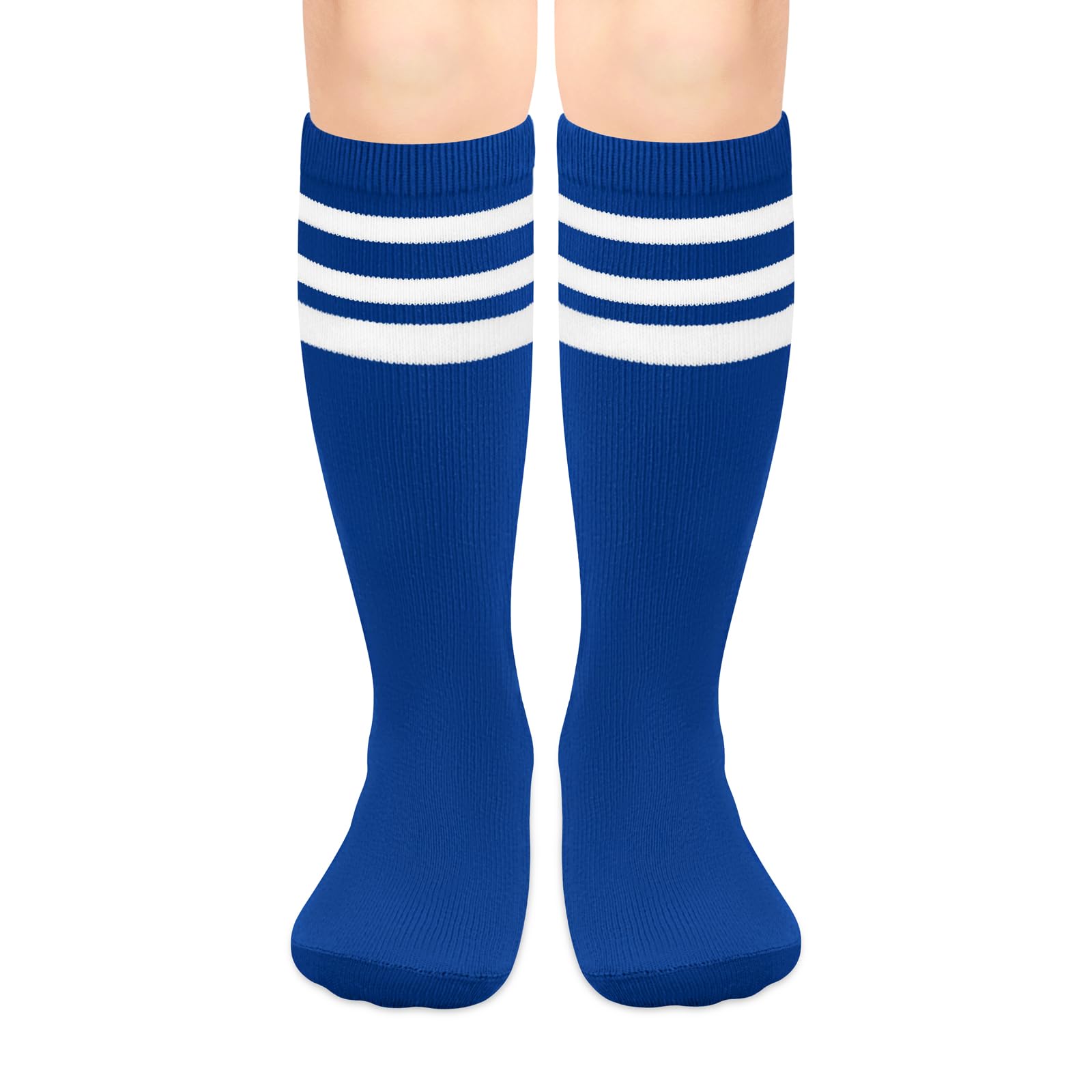 Olreco 1 Pack Toddler Kids Youth Soccer Socks Girls Boys Baseball Socks Youth Knee High Softball Football Accessories Cotton