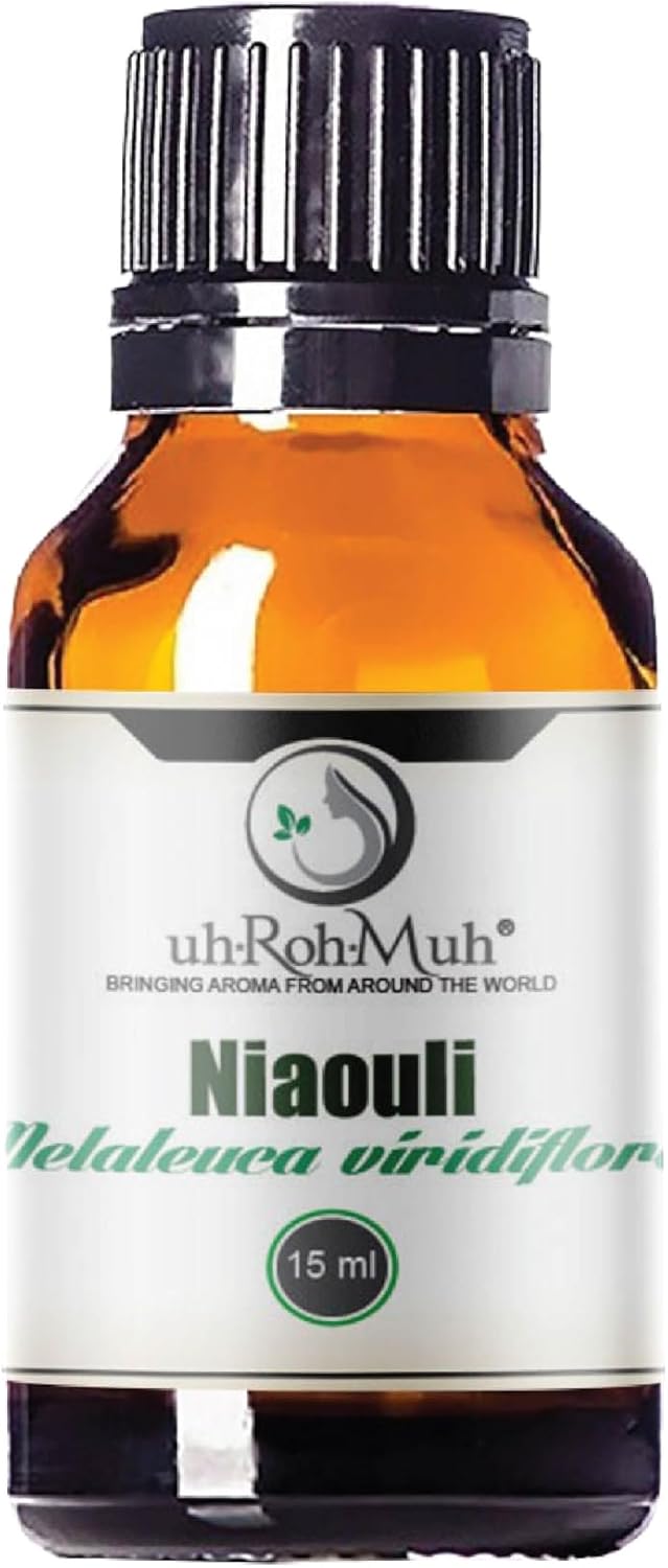 Niaouli Essential Oil – 100% Pure & Natural, Steam Distilled from Melaleuca viridiflora Leaves | Fresh Camphoraceous Aroma for Respiratory Support, Skincare & Diffusion | from Madagascar | 15ml