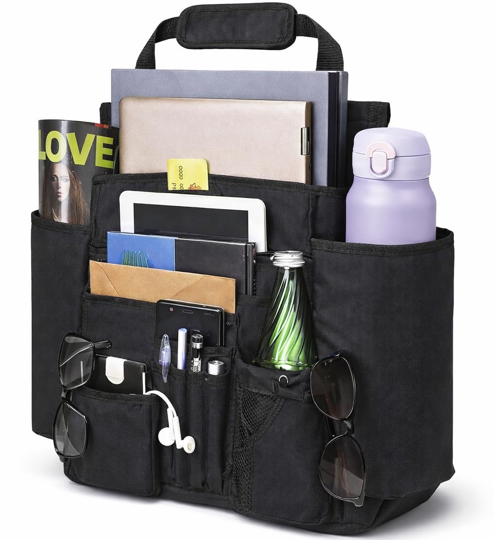 Organizer per sedile anteriore auto, con 11 tasche, organizer per sedile passeggero