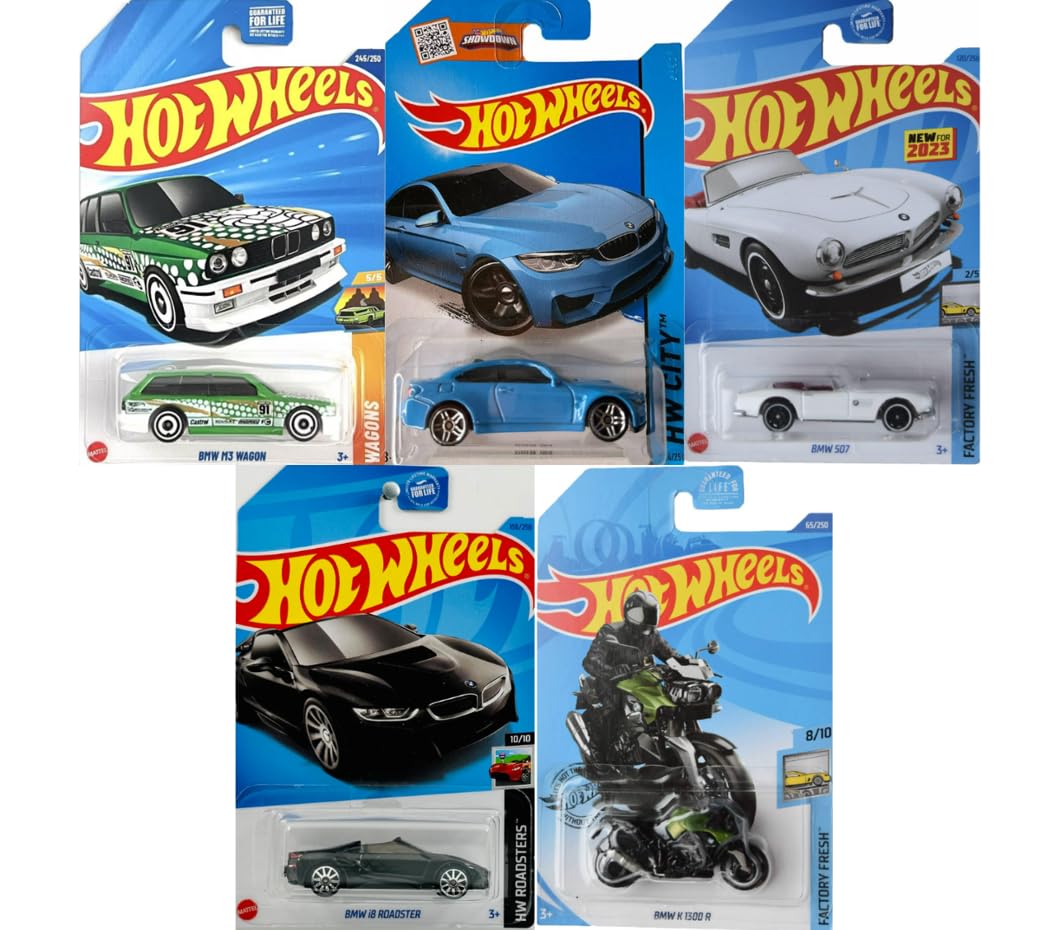 Amazon.com: Hot Wheels BMW Random 5 Pack! Assorted Variety Mystery
