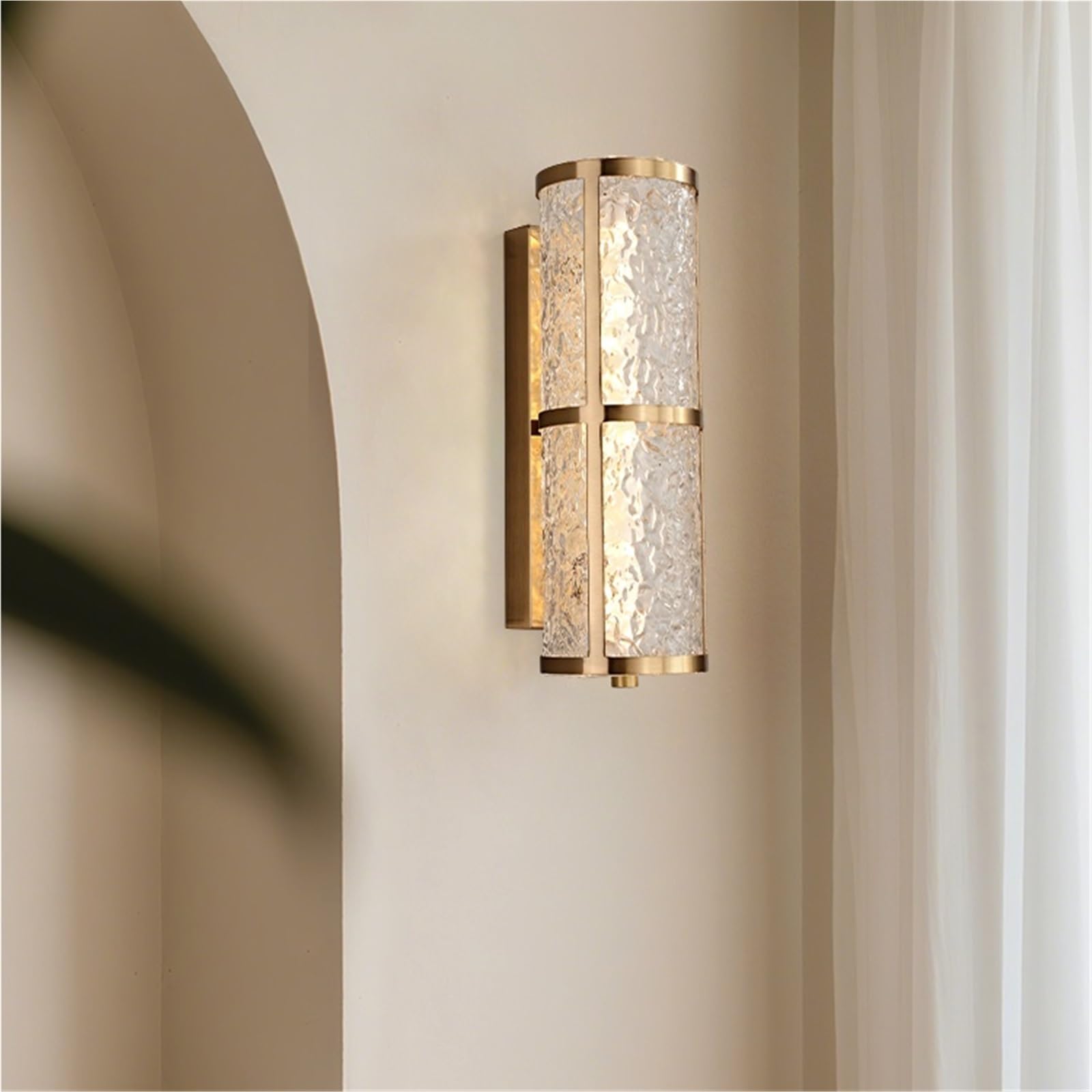 Lampada da parete per arredamento di lusso, illuminazione corridoio, design elegante per soggiorno, ingresso e corridoio, lampada da parete decorativa per villa
