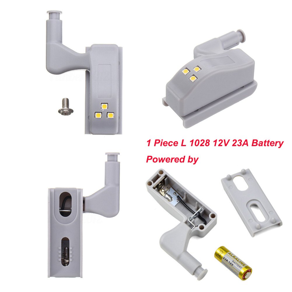 Cerniere LED Intelligenti Per Armadi - Luci Ad Induzione Con Sensore Per Cucina, Guardaroba E Credenze - Facile Installazione Senza Fili - Foto 11