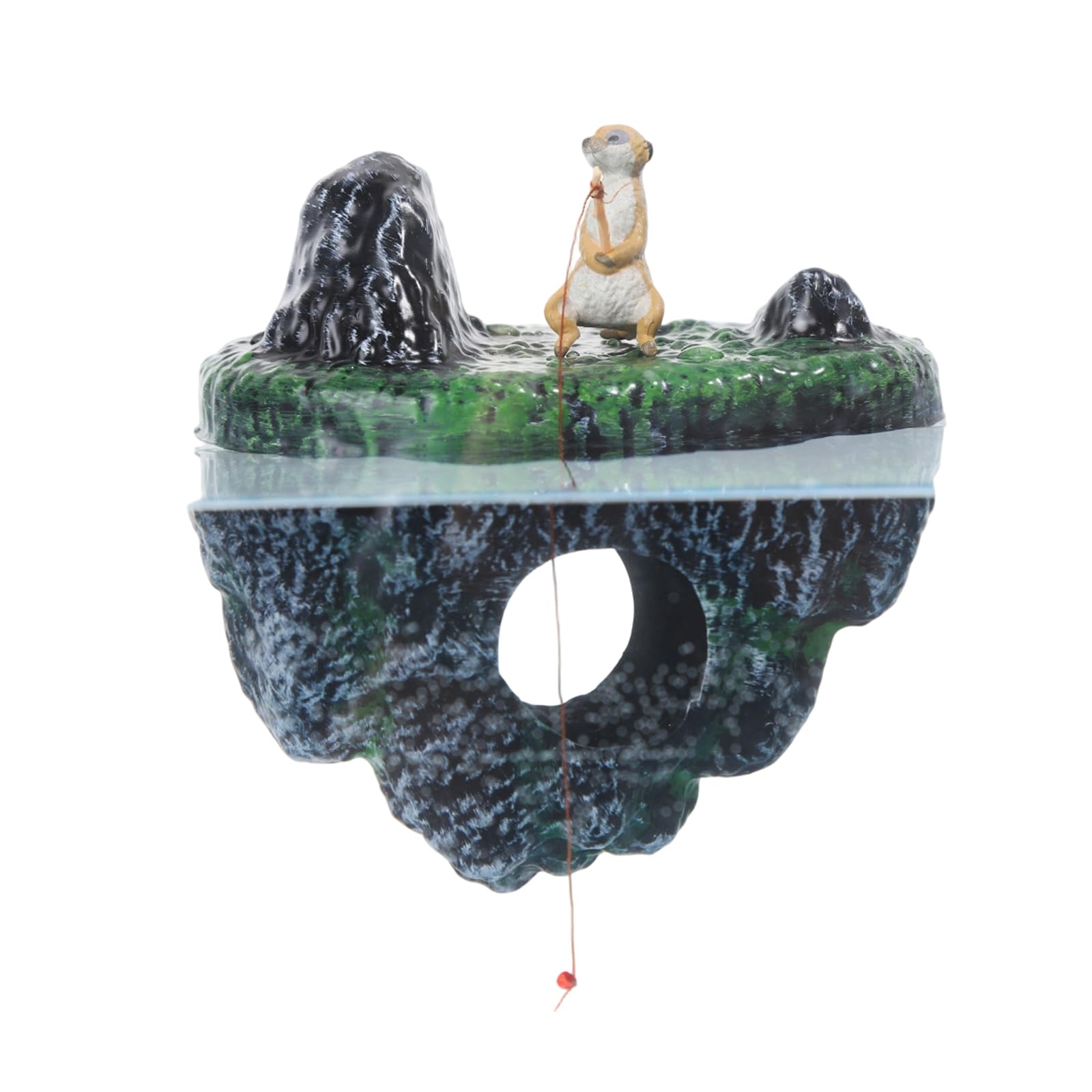 Limtula Floating Islands Ornament Aquariums Cave Fishing Hideouts Fun Fish Tanks Decorations for Bettas Shrimp Fishing Hideouts