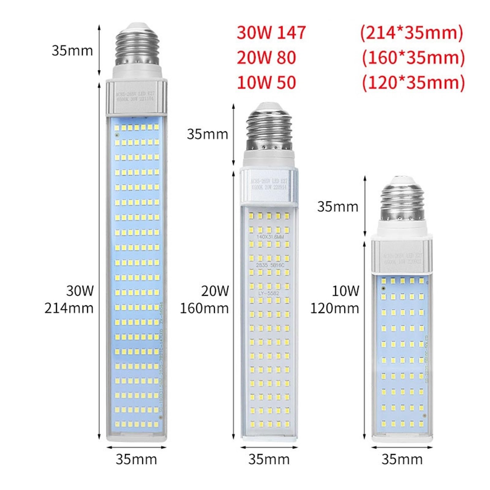 Luce di lavoro E27 Led CNC Macchina utensile Officina Illuminazione Attrezzatura Industriale Macchina 110-220V (20W)